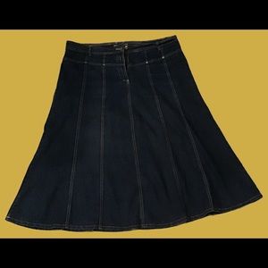 Blue jean skirt